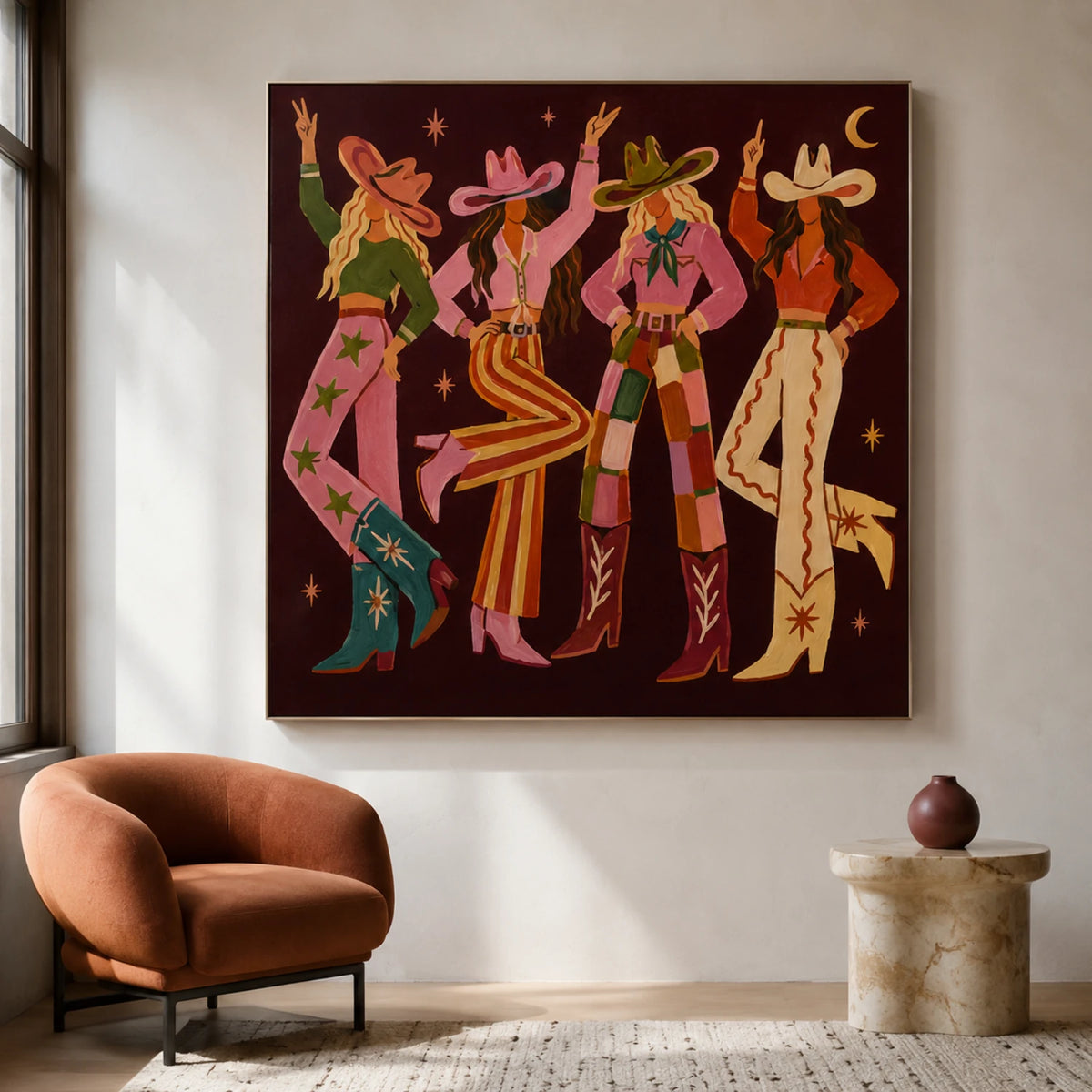 Western Pop Art｜Starlit Cowgirl Soirée