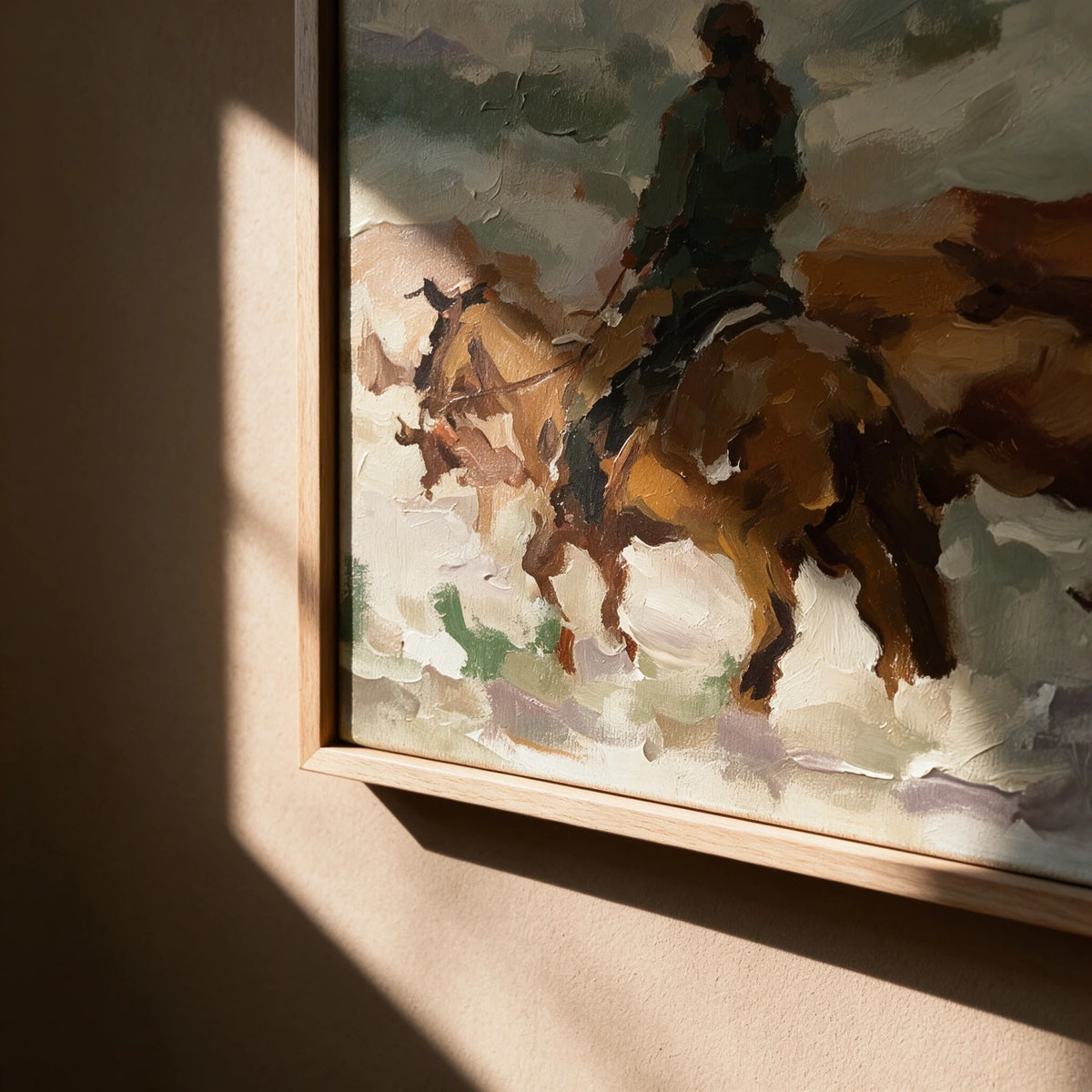 Western Landscapes Art｜Rider of the Quiet Frontier