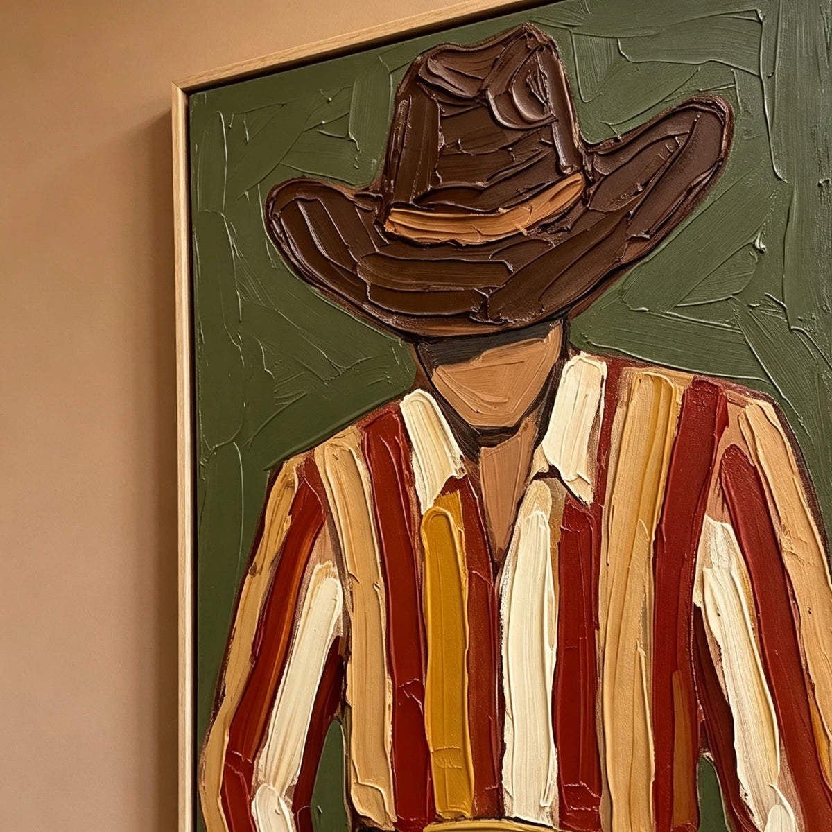 Vintage Americana Art｜Frontier Portrait