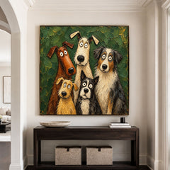 Modern Folk Art｜The Dog Gathering