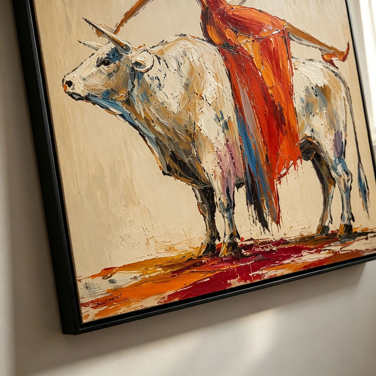 Western Pop Art｜Scarlet On Steer