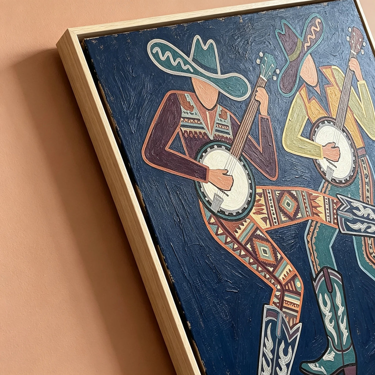Western Pop Art｜Blue Ranch Rhythm