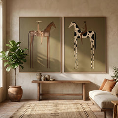 Vintage Americana Art｜Twin Riders