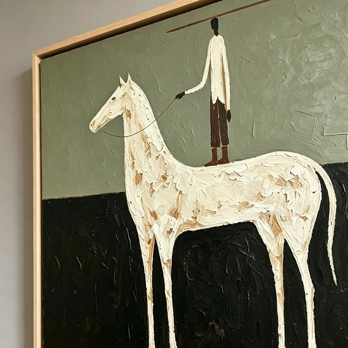Vintage Americana Art｜Ivory Equilibrium