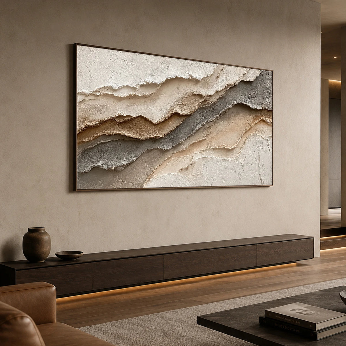 Textured & Impasto Art｜Layered Earth Drift
