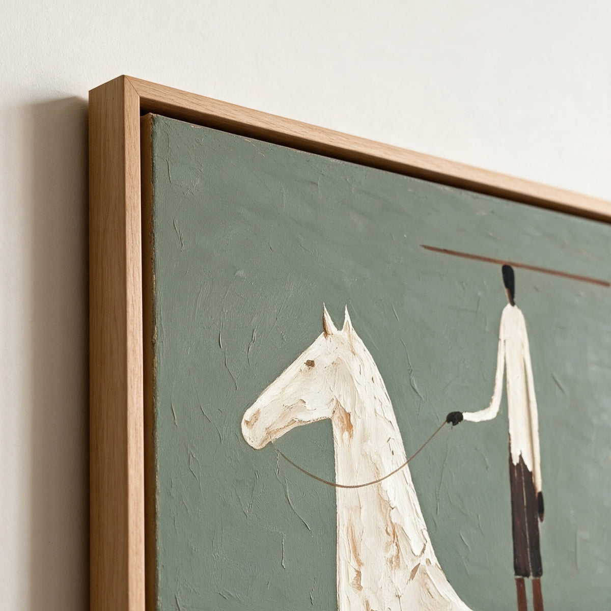Vintage Americana Art｜Pale Threshold