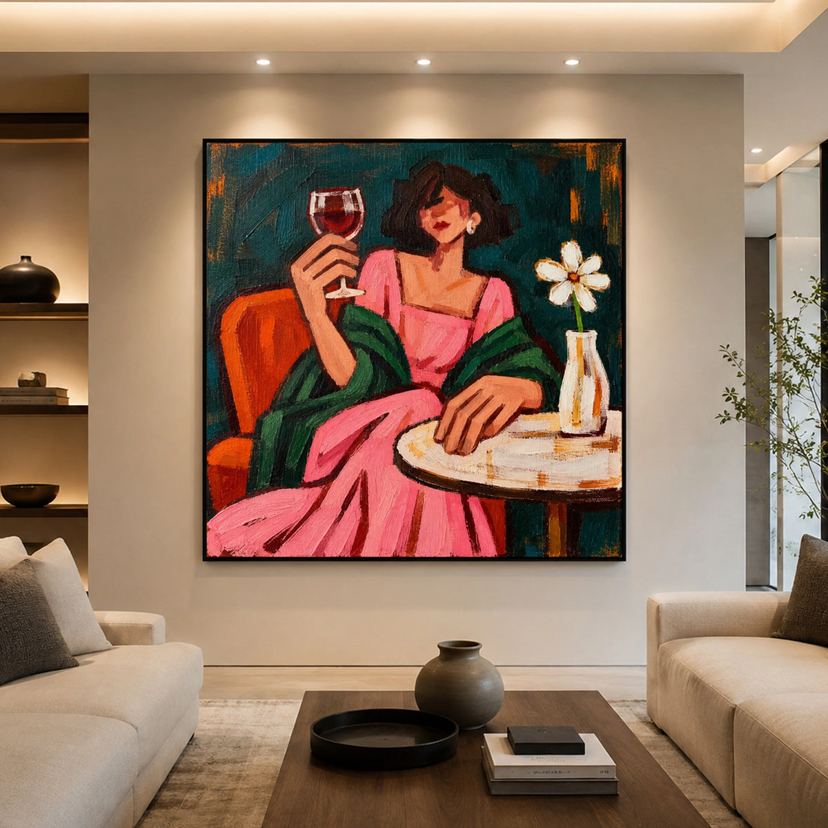 Modern Folk Art｜Wine & Wildflower Evening