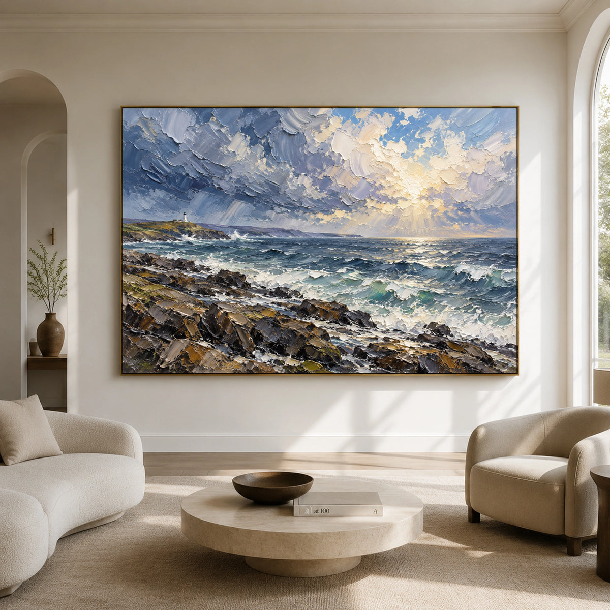 Textured & Impasto Art｜Where the Storm Breaks