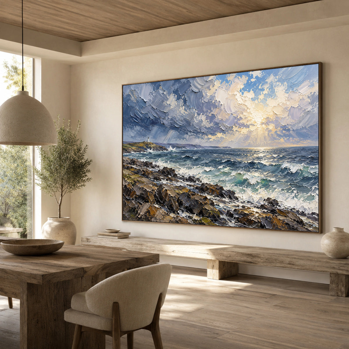 Textured & Impasto Art｜Where the Storm Breaks
