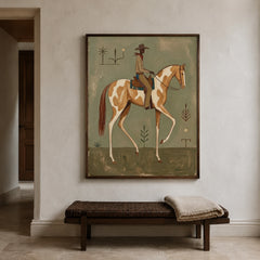 Vintage Americana Art｜Sage Rider