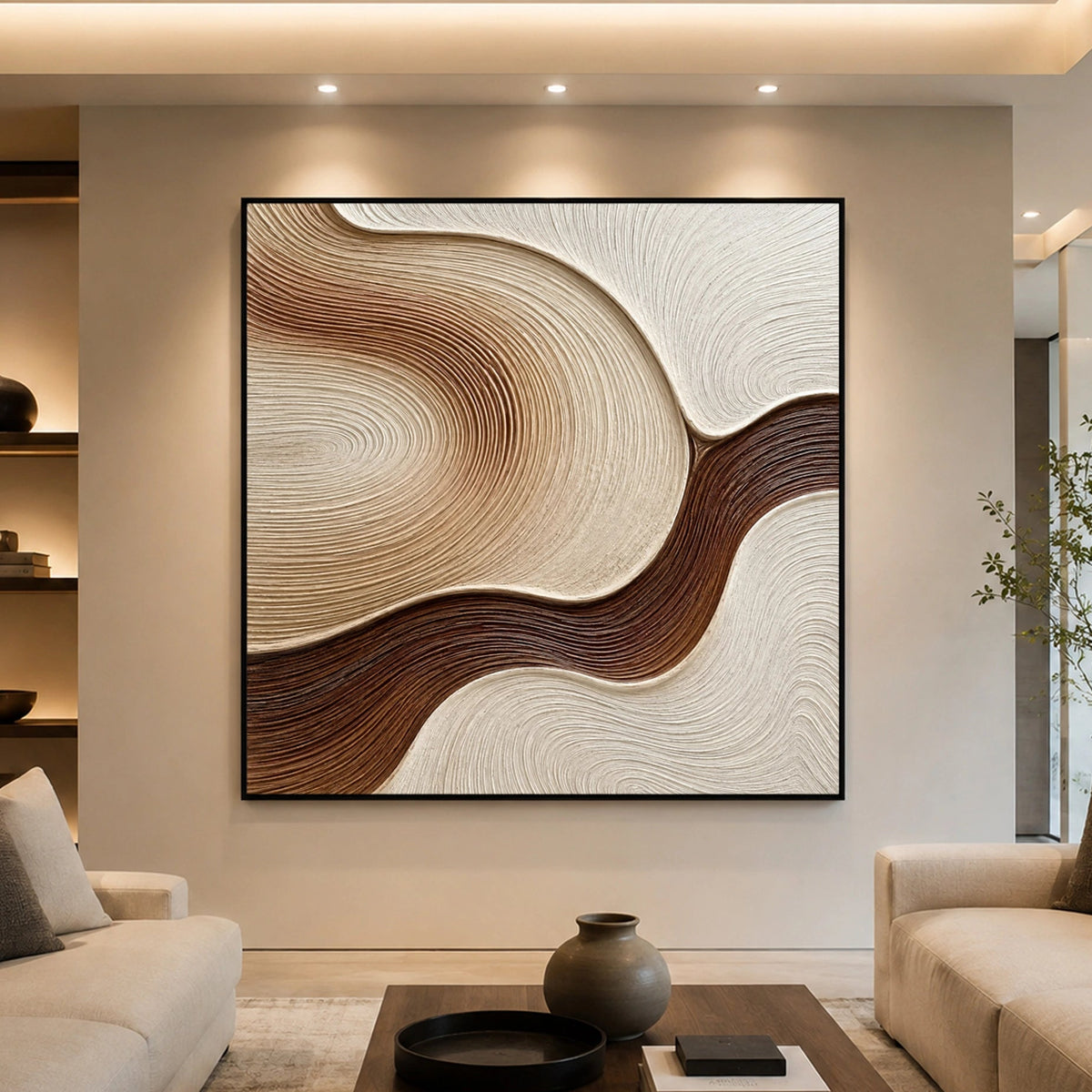 Textured & Impasto Art｜Organic Flow in Earth Tones
