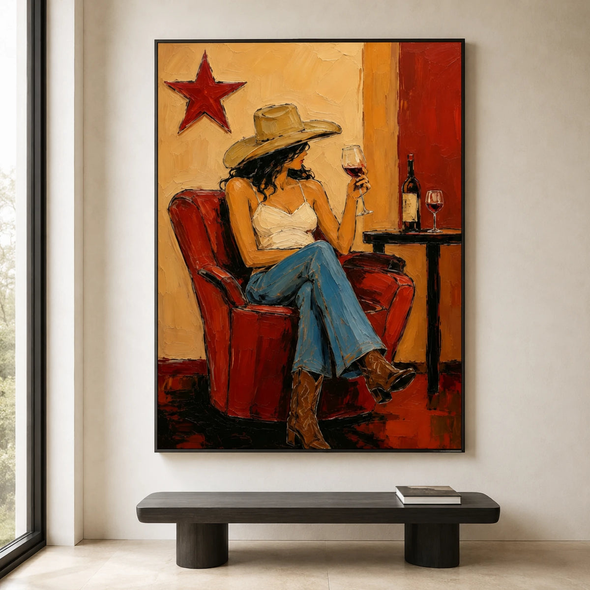 Western Pop Art｜Western Wine Twilight