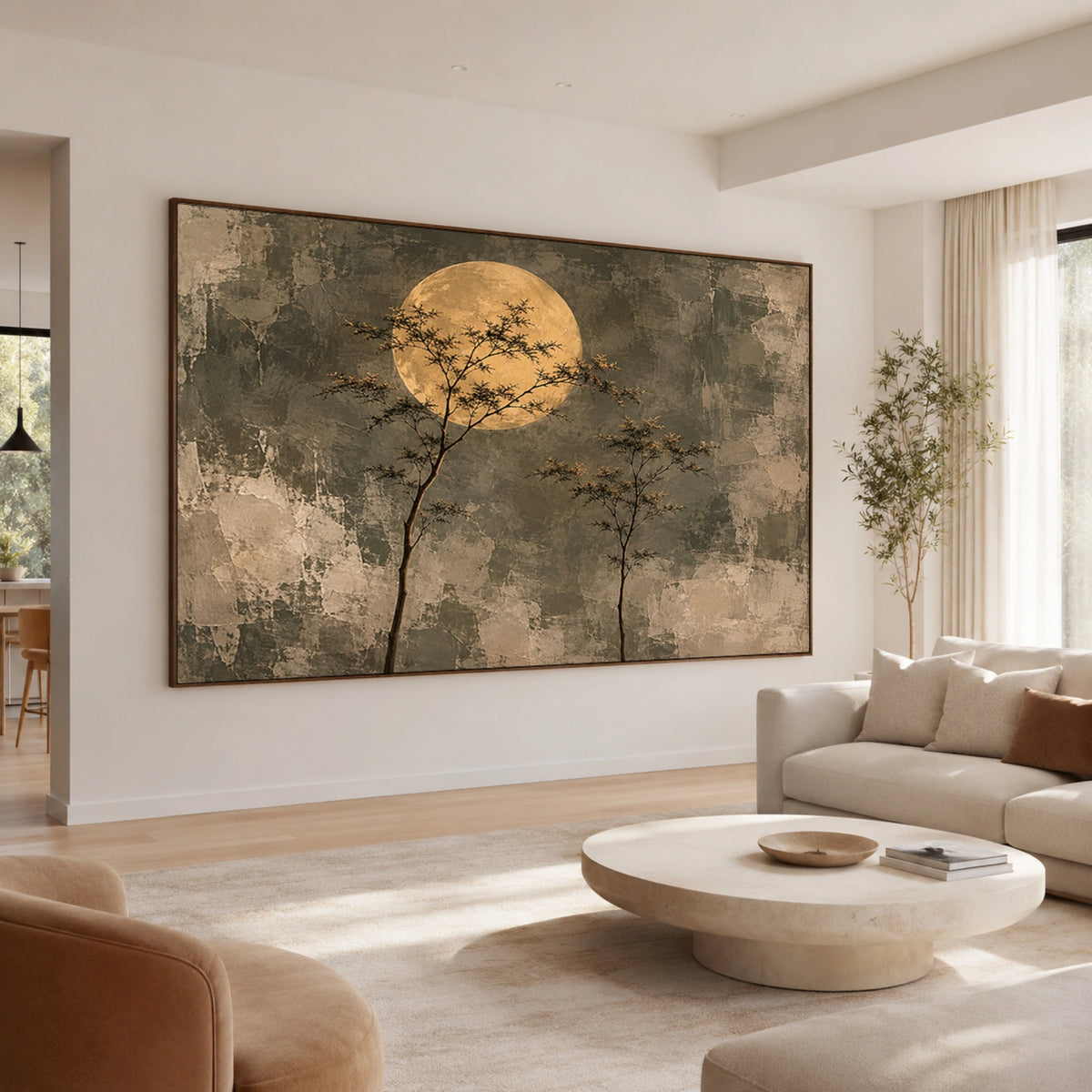 Expressive Contemporary Art｜A Crescent's Whisper