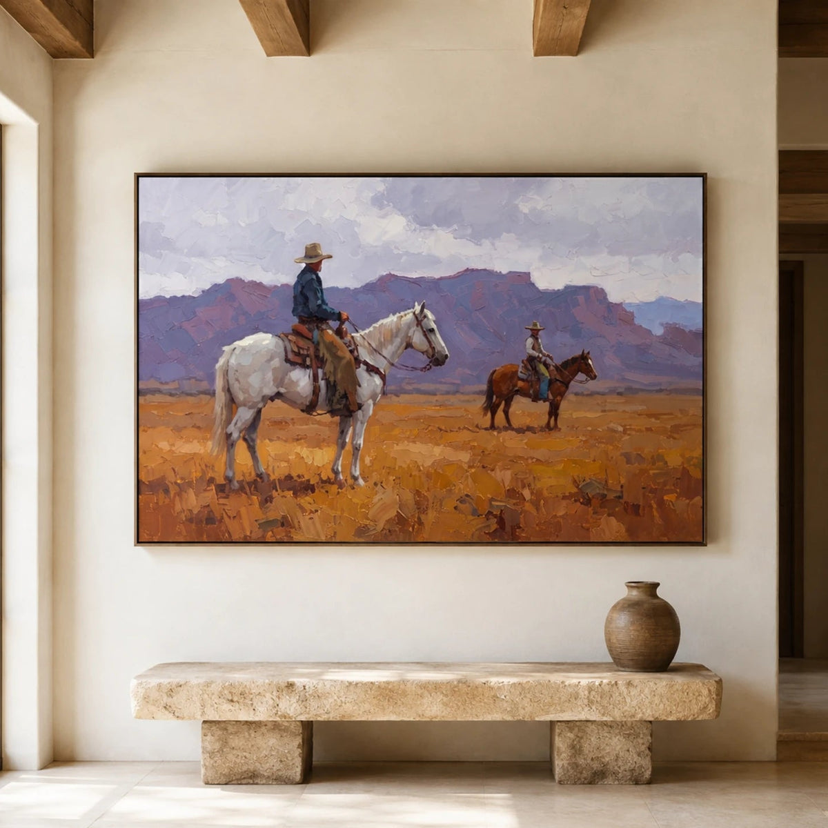 Western Landscapes Art｜Riders Across the Frontier