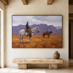 Western Landscapes Art｜Riders Across the Frontier