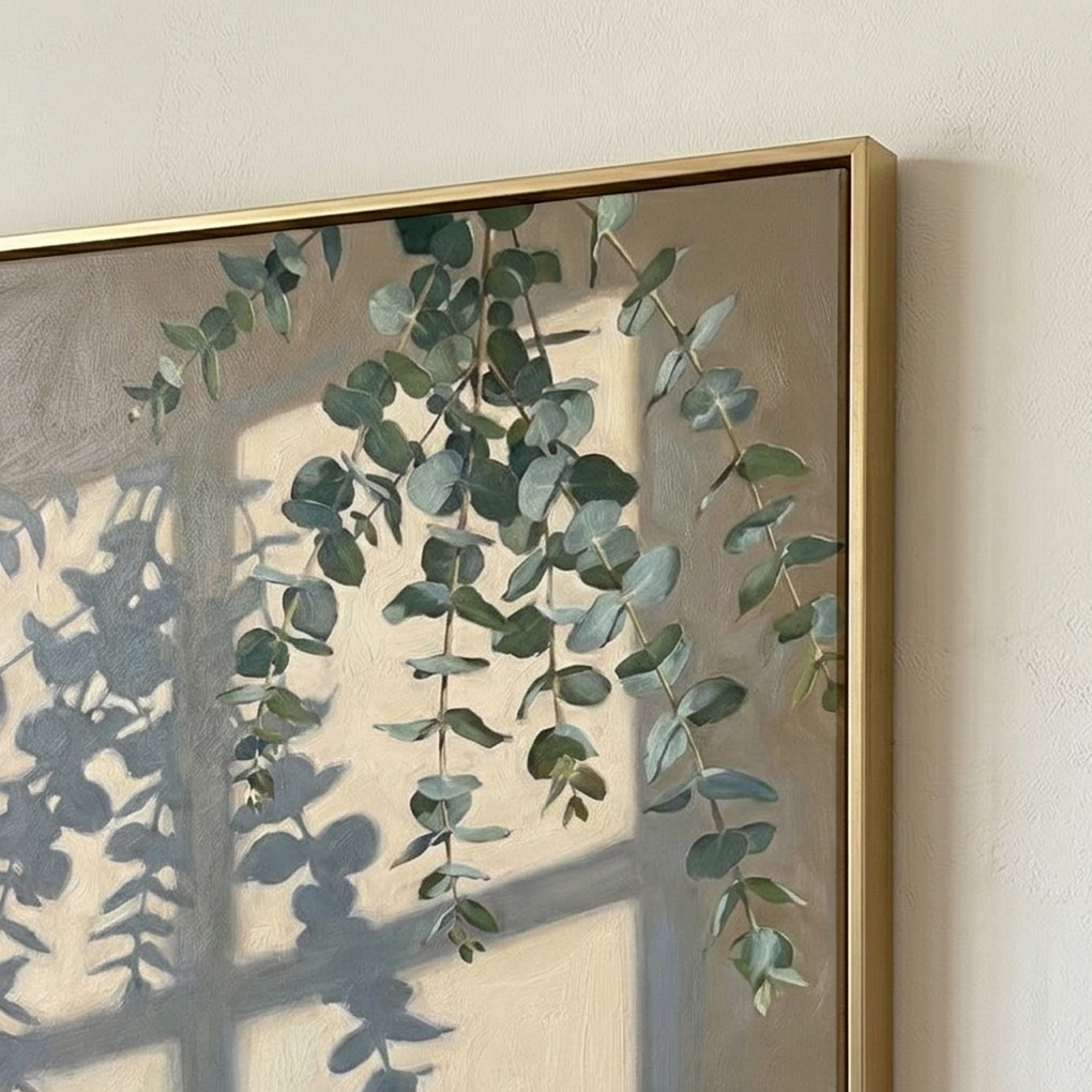 Expressive Contemporary Art｜Quiet Botanical Reflection