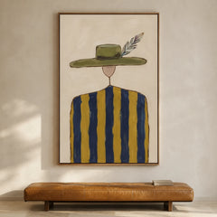 Vintage Americana Art｜Feathered Meridian