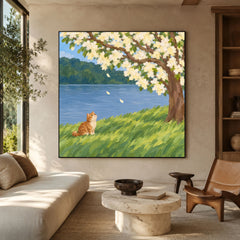 Modern Folk Art｜Beneath the Blossoms