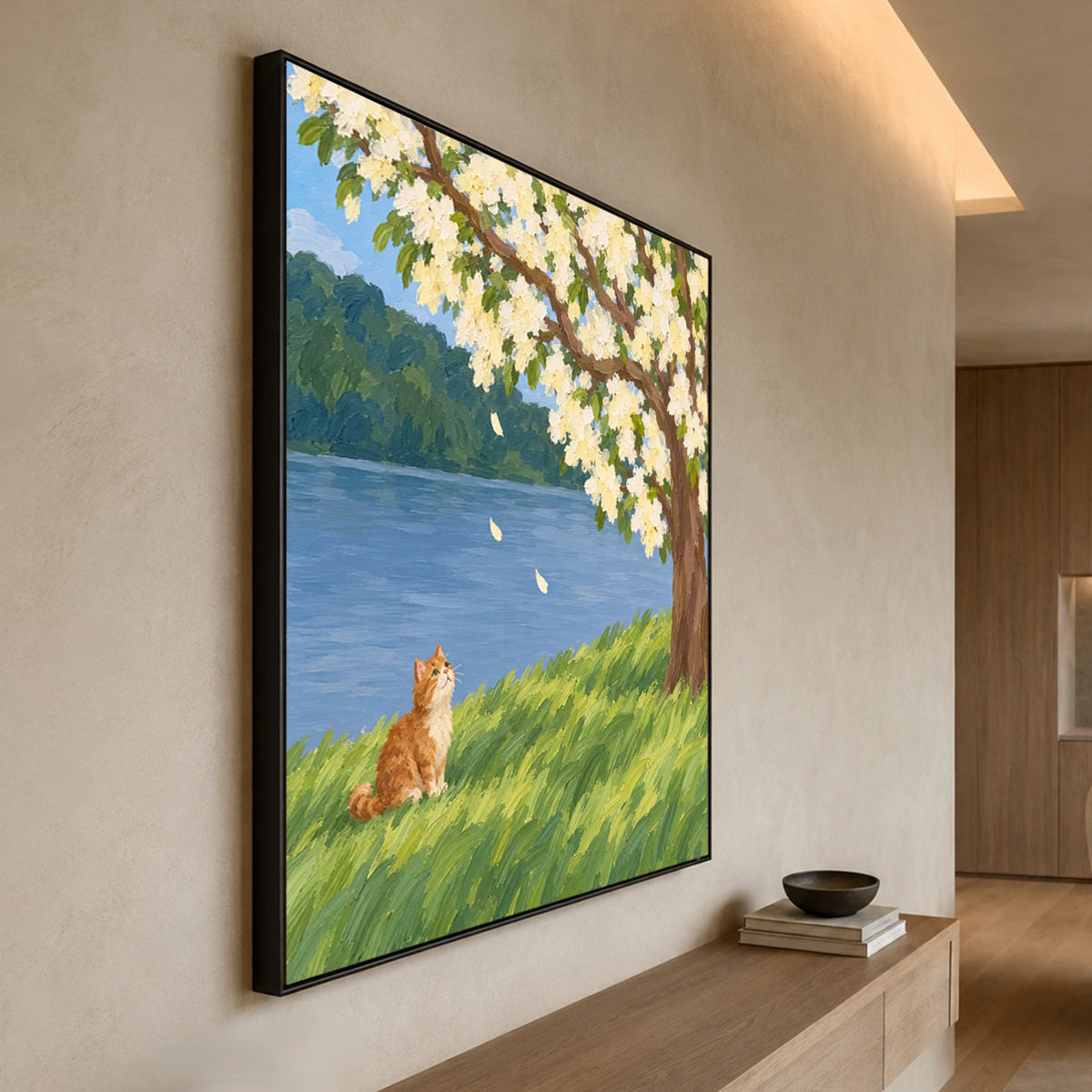 Modern Folk Art｜Beneath the Blossoms
