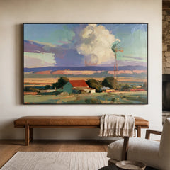 Western Landscapes Art｜Prairie Wind and Open Horizons