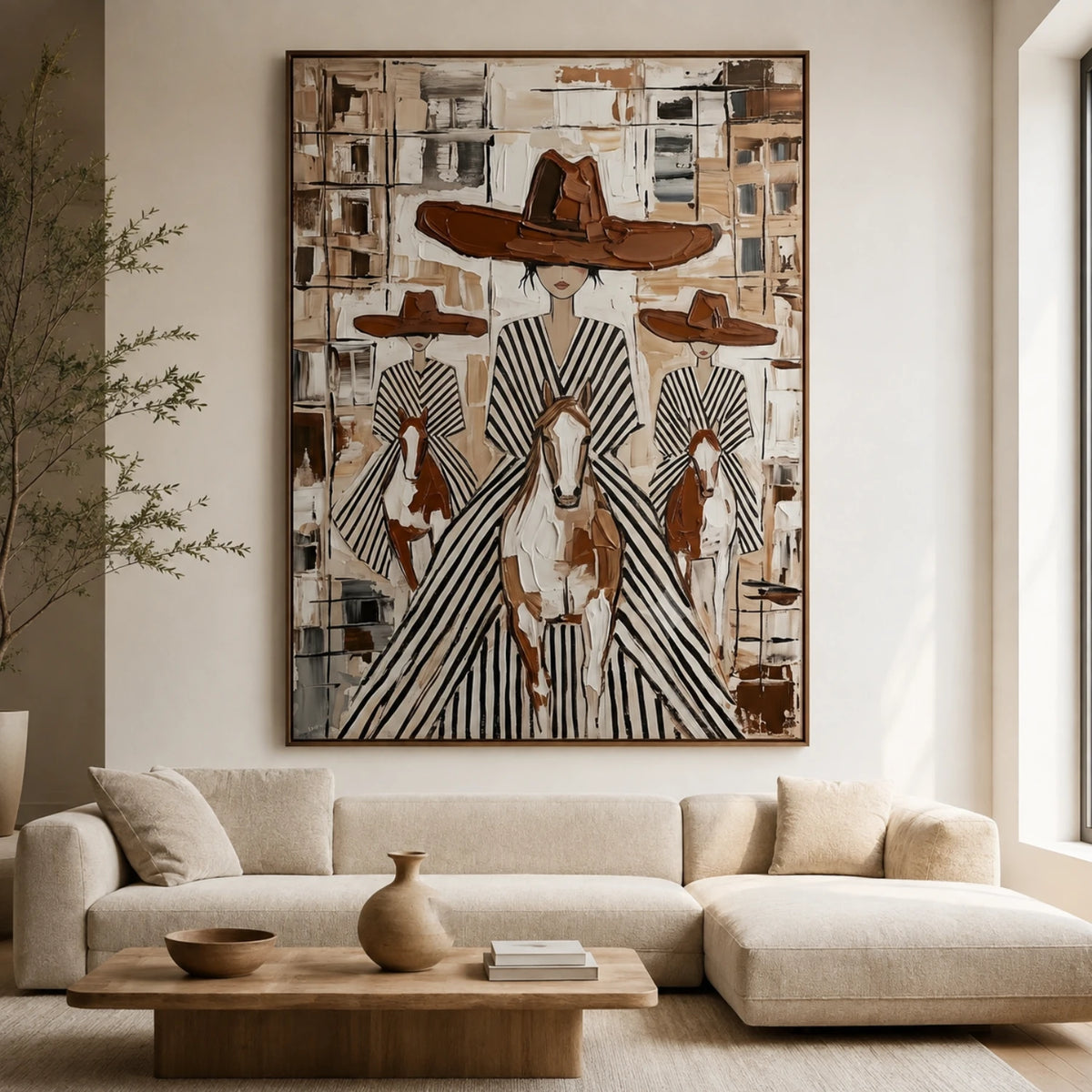 Vintage Americana Art｜Prairie Sisters