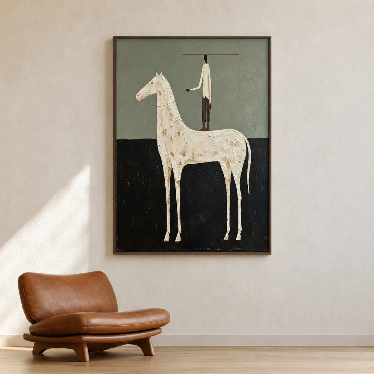 Vintage Americana Art｜Pale Threshold