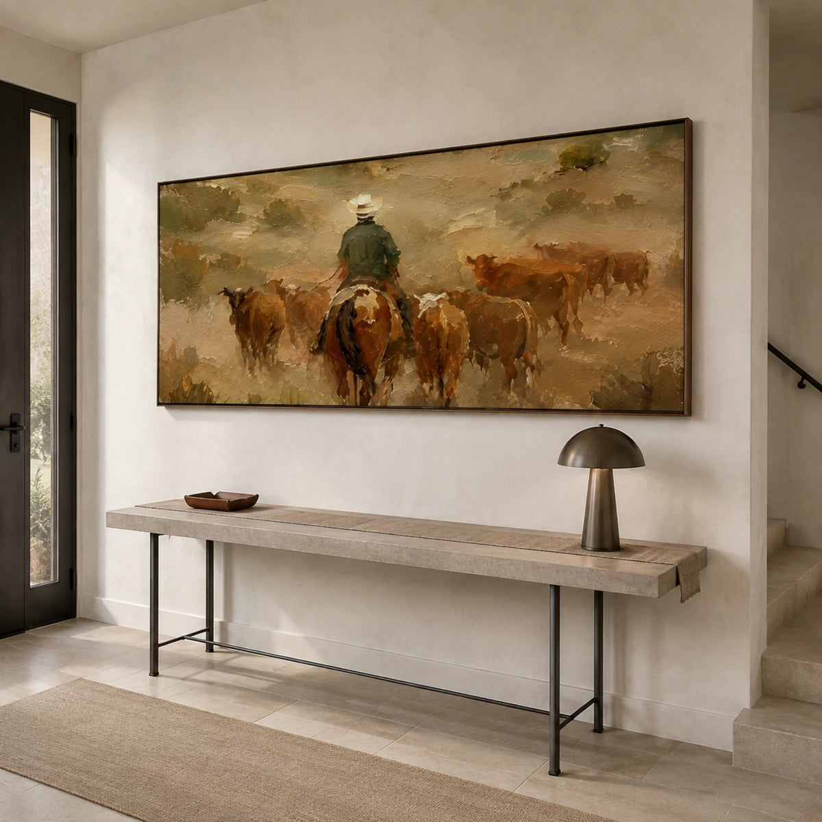 Western Landscapes Art｜The Quiet Watch of the Open Range