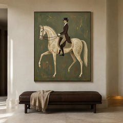 Vintage Americana Art｜Ivory Dressage