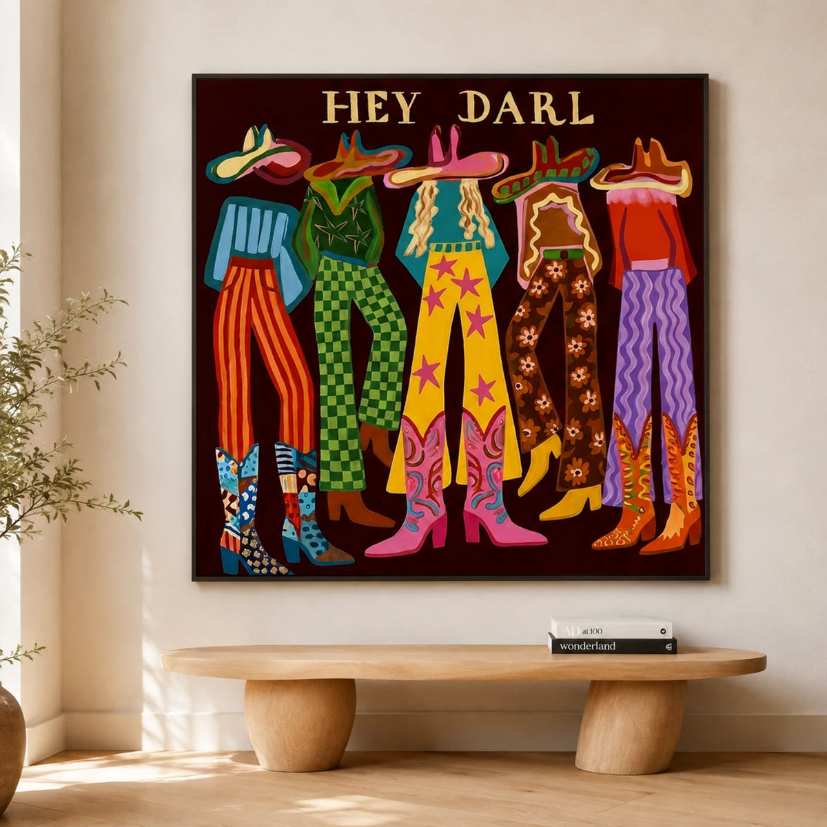 Western Pop Art｜Colorful Cowgirl Ensemble