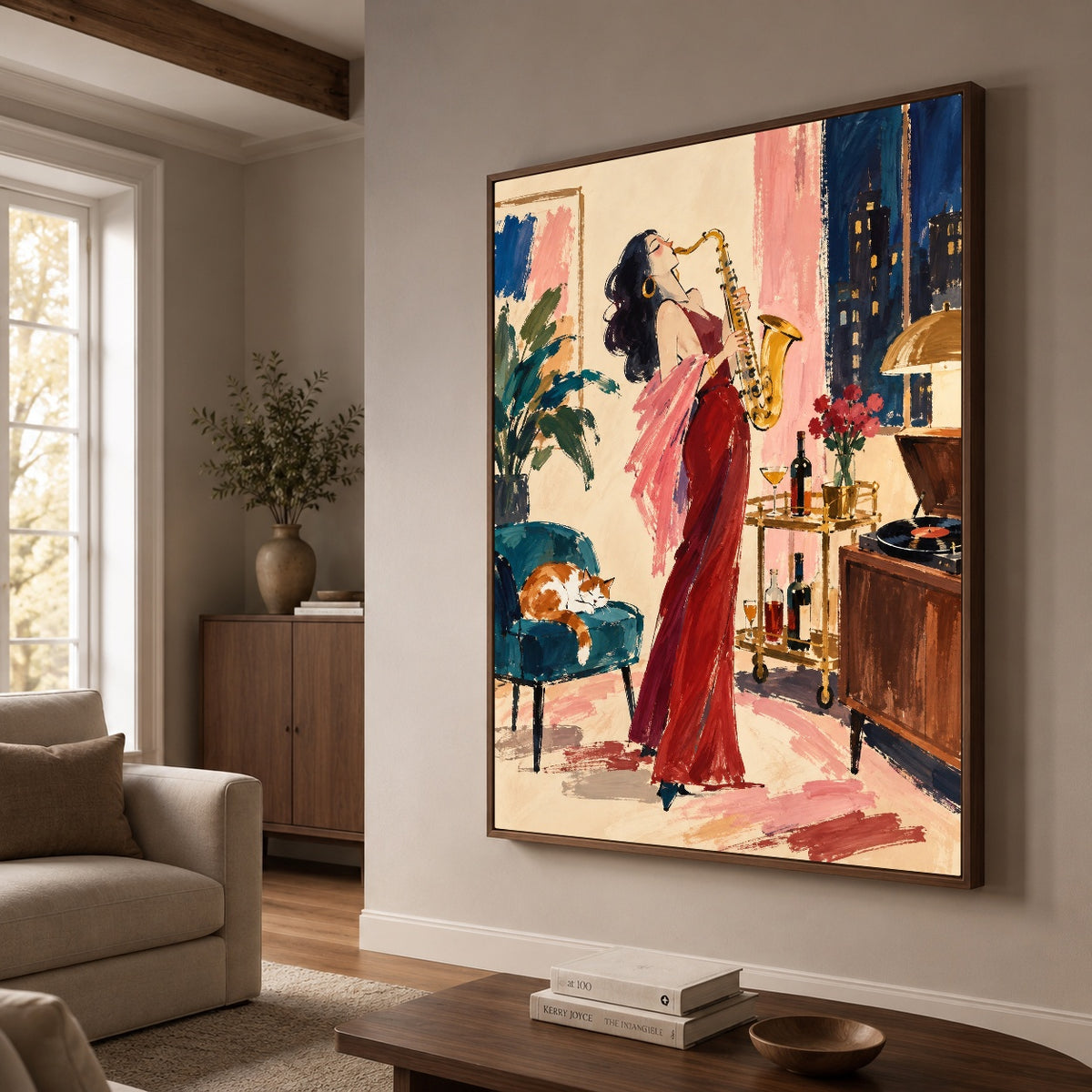 Western Pop Art｜Scarlet Saxophone