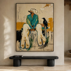 Western Pop Art｜Crow On The Prairie