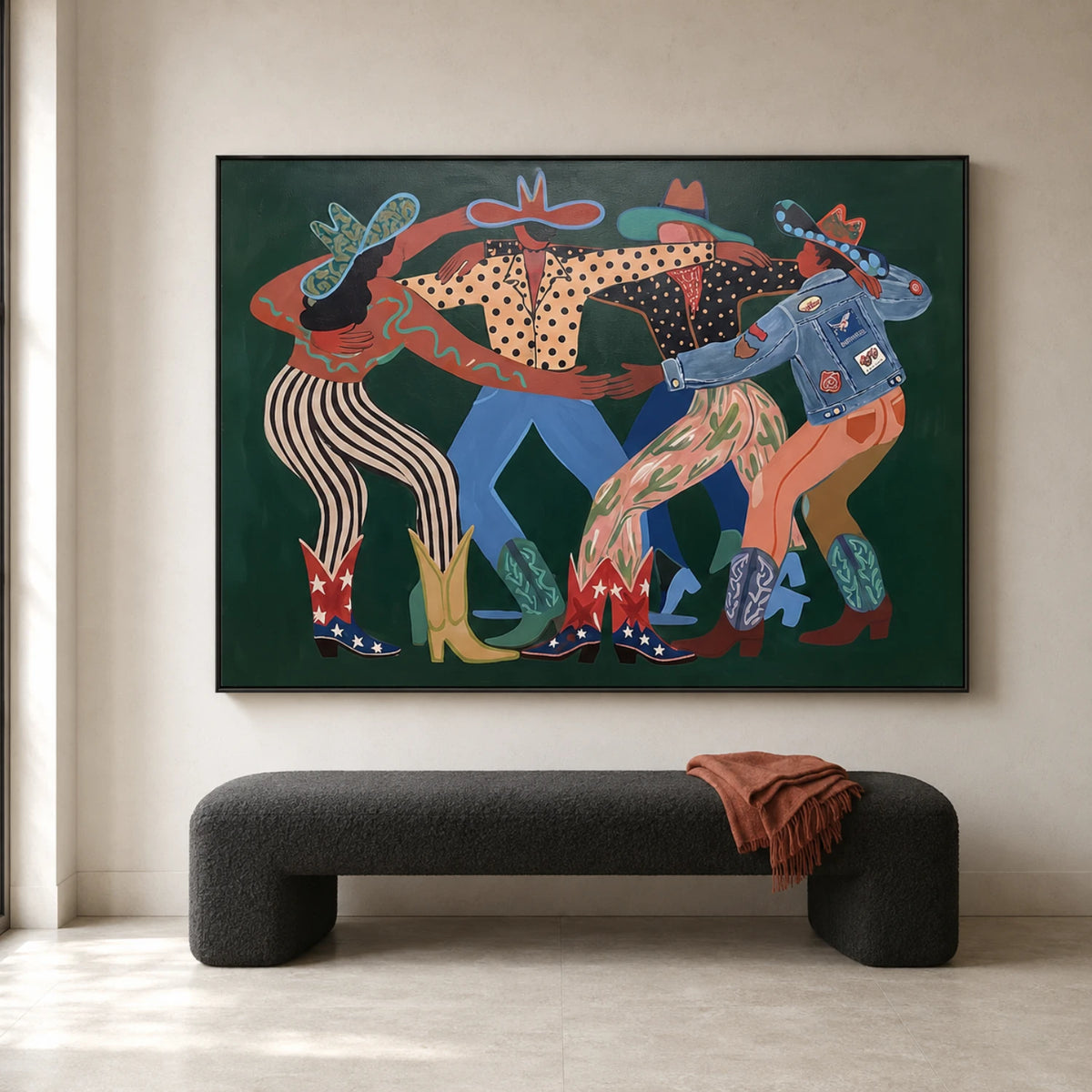Western Pop Art｜Emerald Square Dance