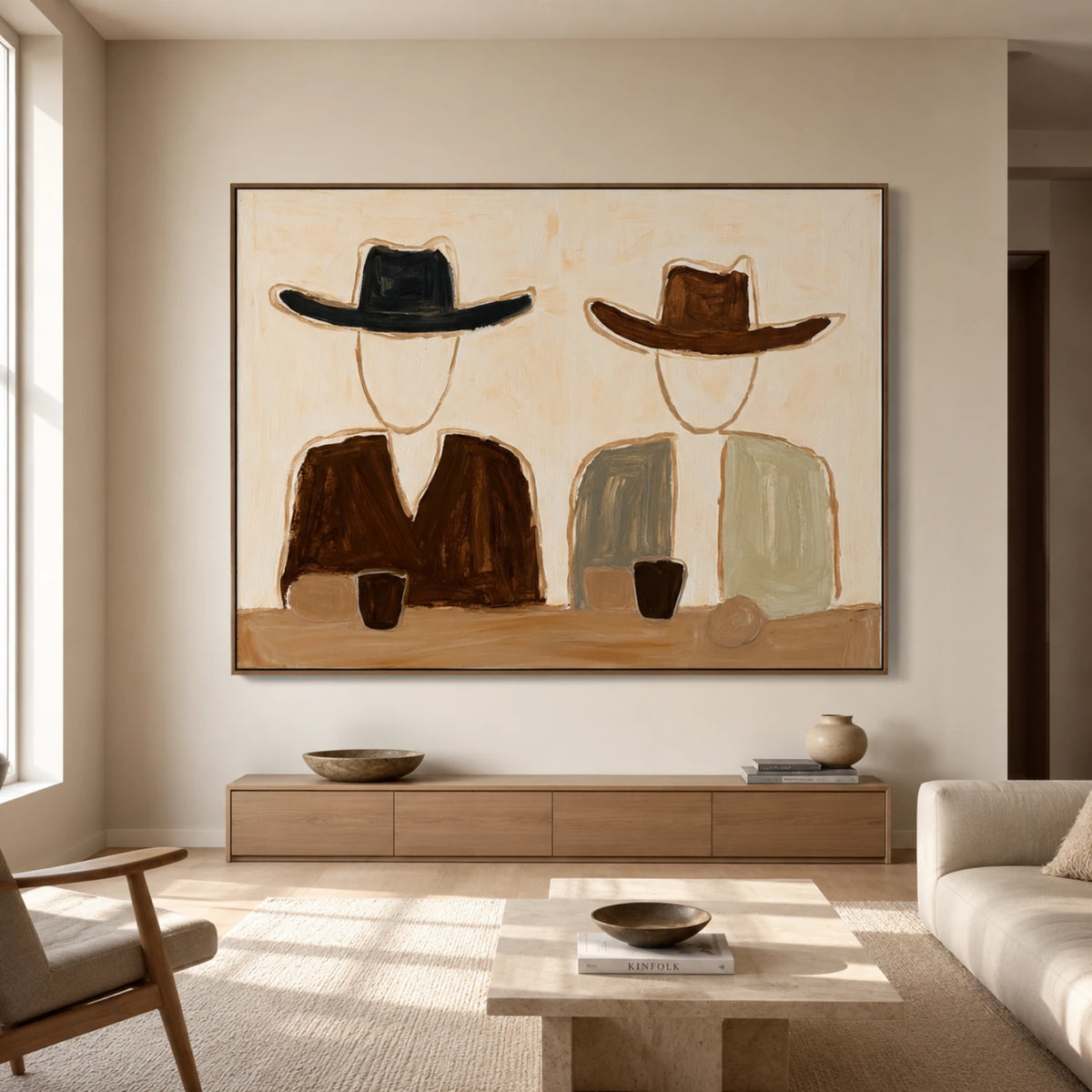 Vintage Americana Art｜Quiet Conversation