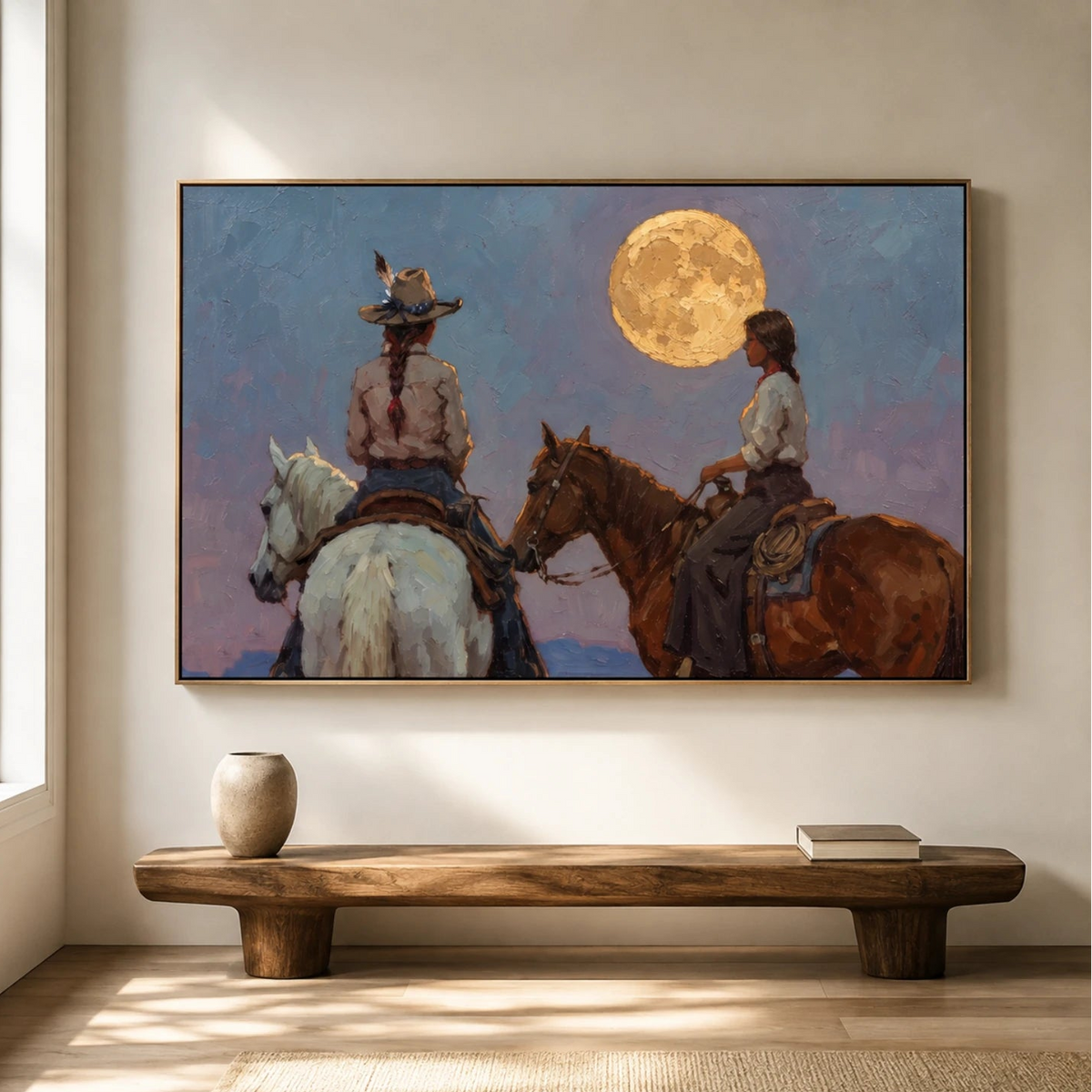 Western Landscapes Art｜Under the Western Moon