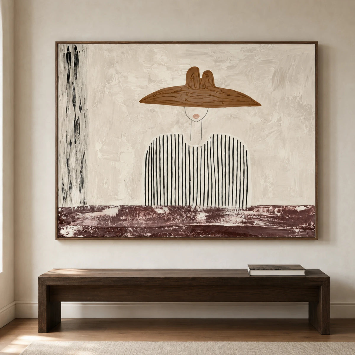 Vintage Americana Art｜Shadowed Poise