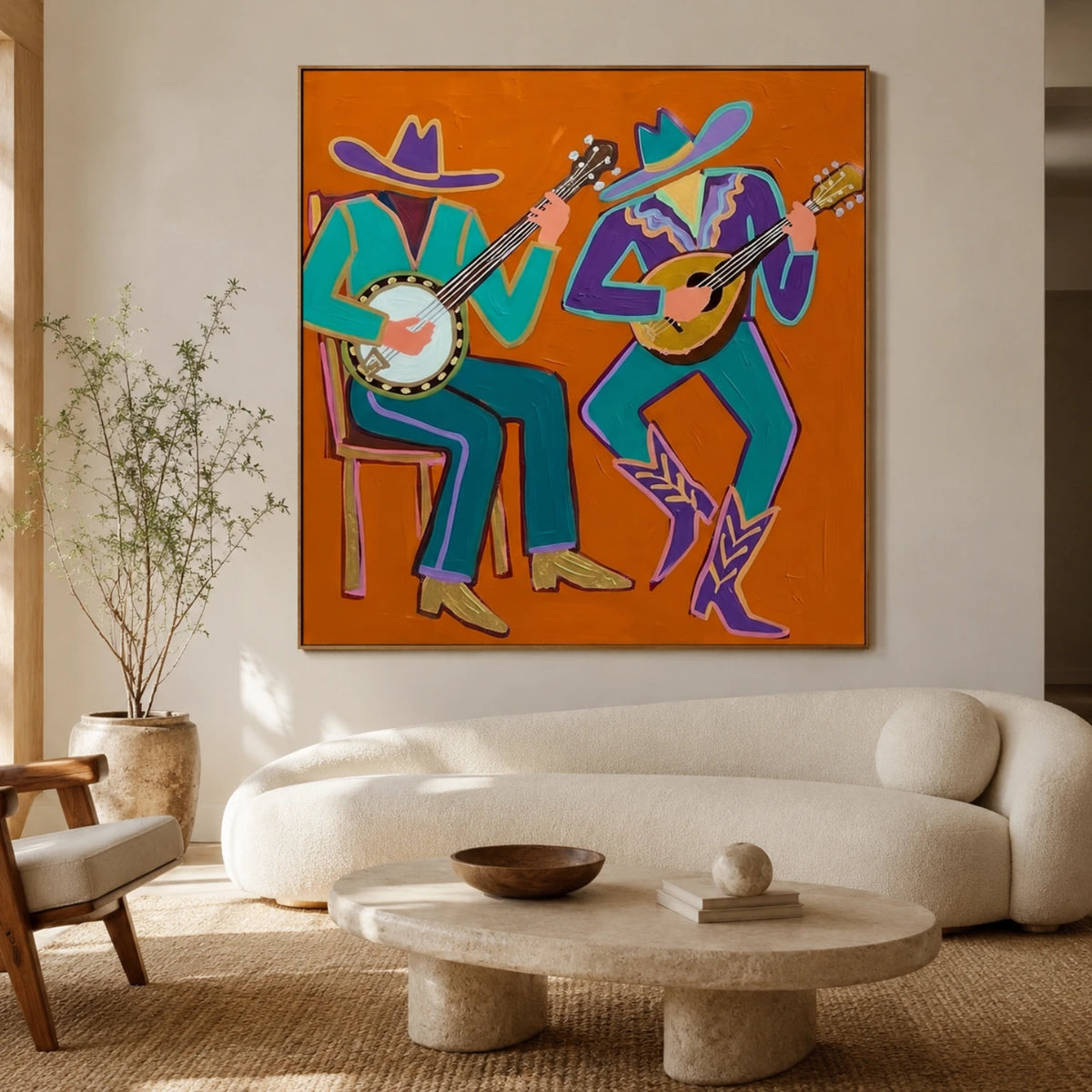 Western Pop Art｜Orange Prairie Duet