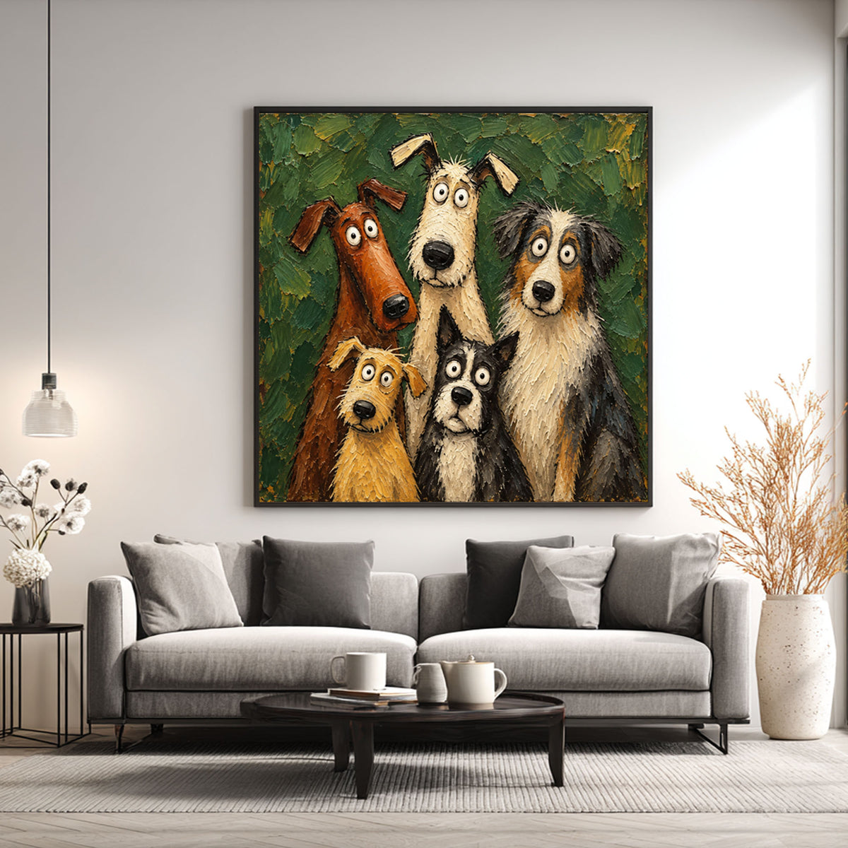 Modern Folk Art｜The Dog Gathering