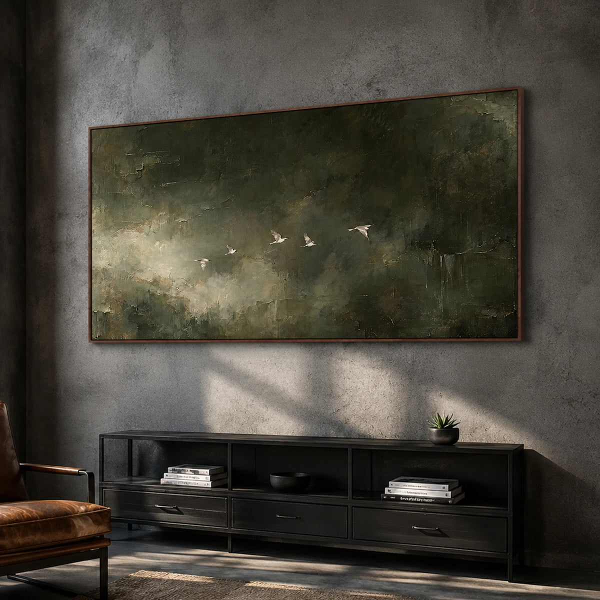 Expressive Contemporary Art｜Flight Through the Mist