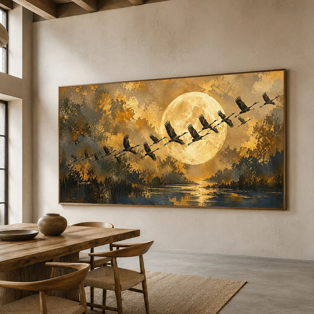 Expressive Contemporary Art｜Moonlit Migration