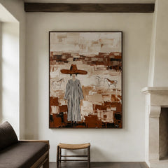 Vintage Americana Art｜Desert Solitude