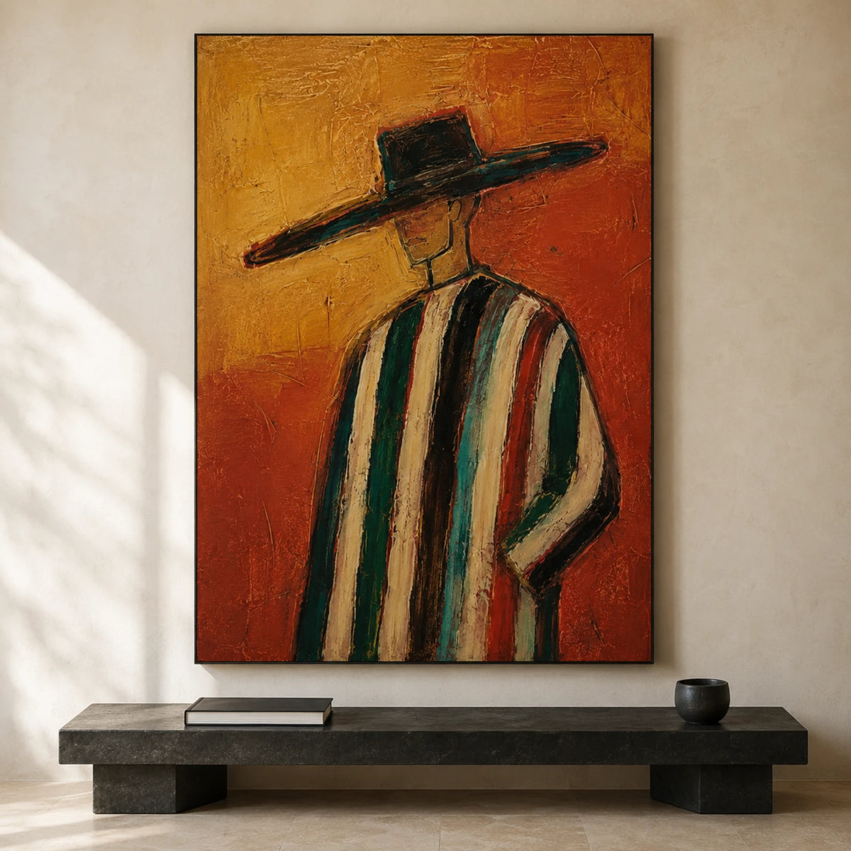 Vintage Americana Art｜Ember Silhouette