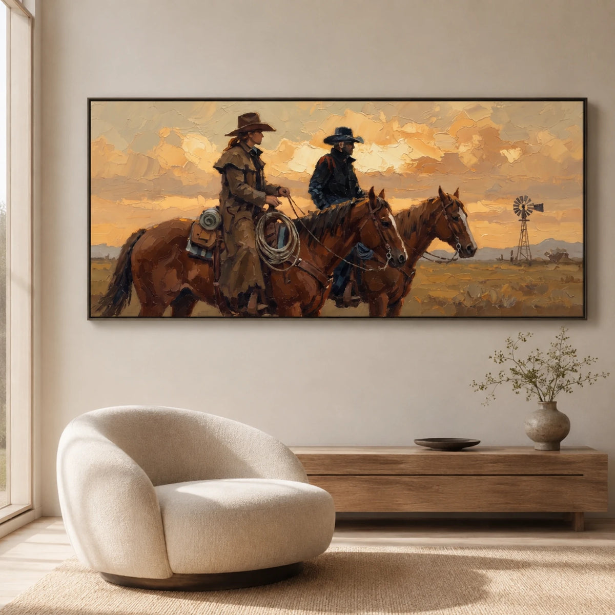 Western Landscapes Art｜Riders Across the Golden Frontier