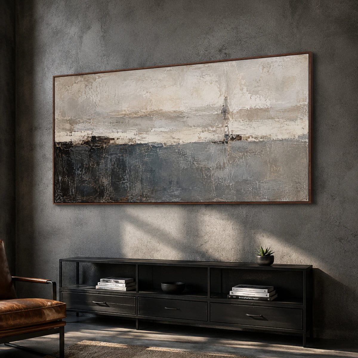 Textured & Impasto Art | Coastal Shadow Layers