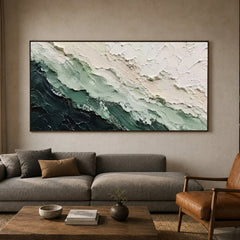 Textured & Impasto Art | Deep Ocean Layers