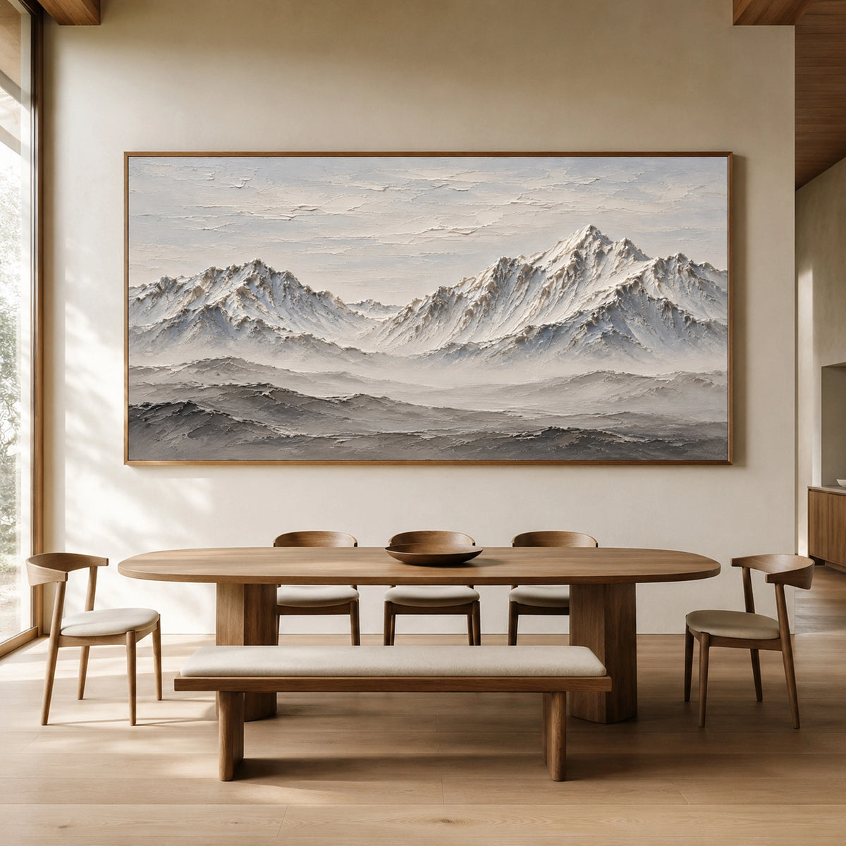 Textured & Impasto Art | Alpine Mist Layers