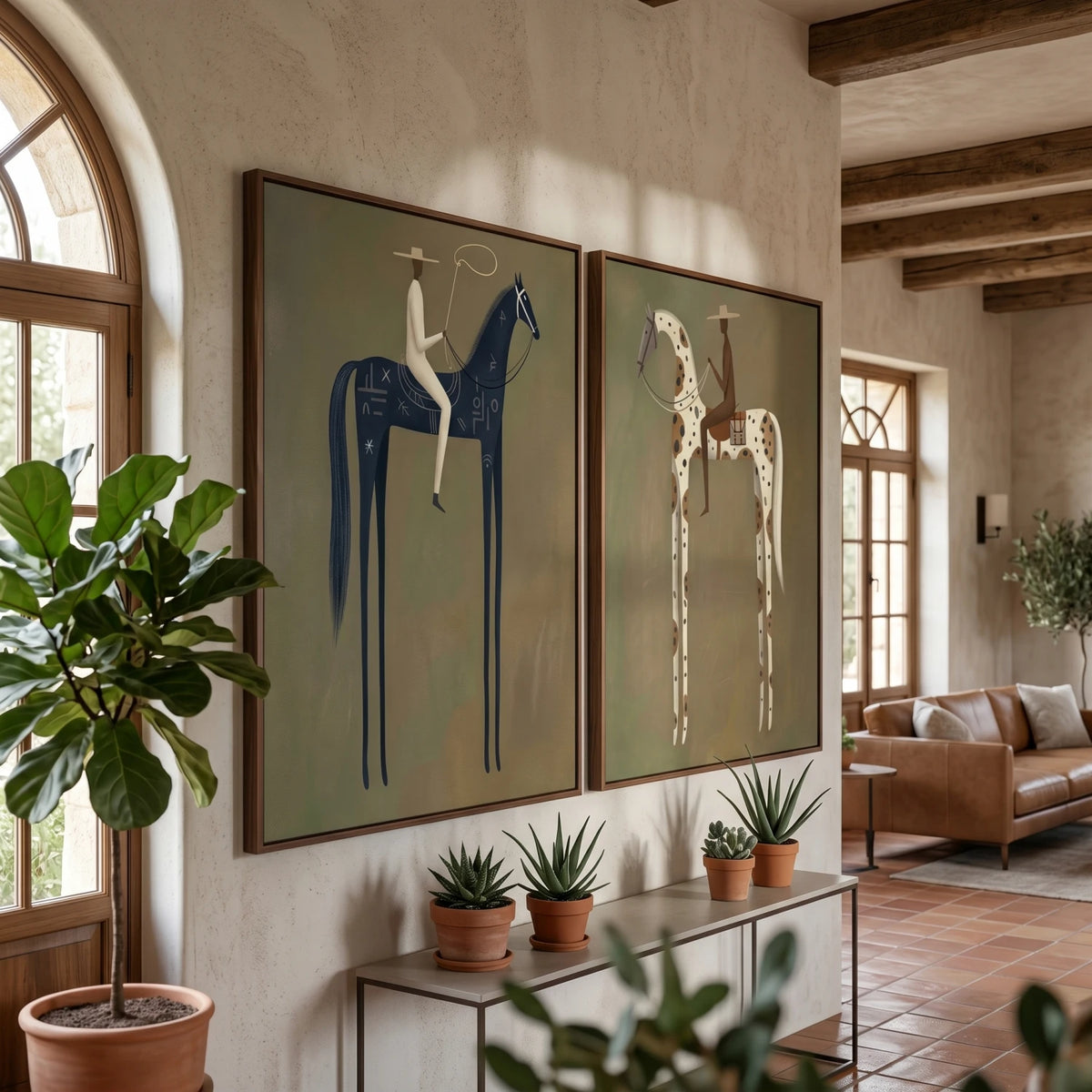 Vintage Americana Art｜Desert Riders