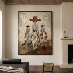Vintage Americana Art｜Western Gathering