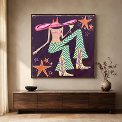 Western Pop Art｜Purple Twilight Sips
