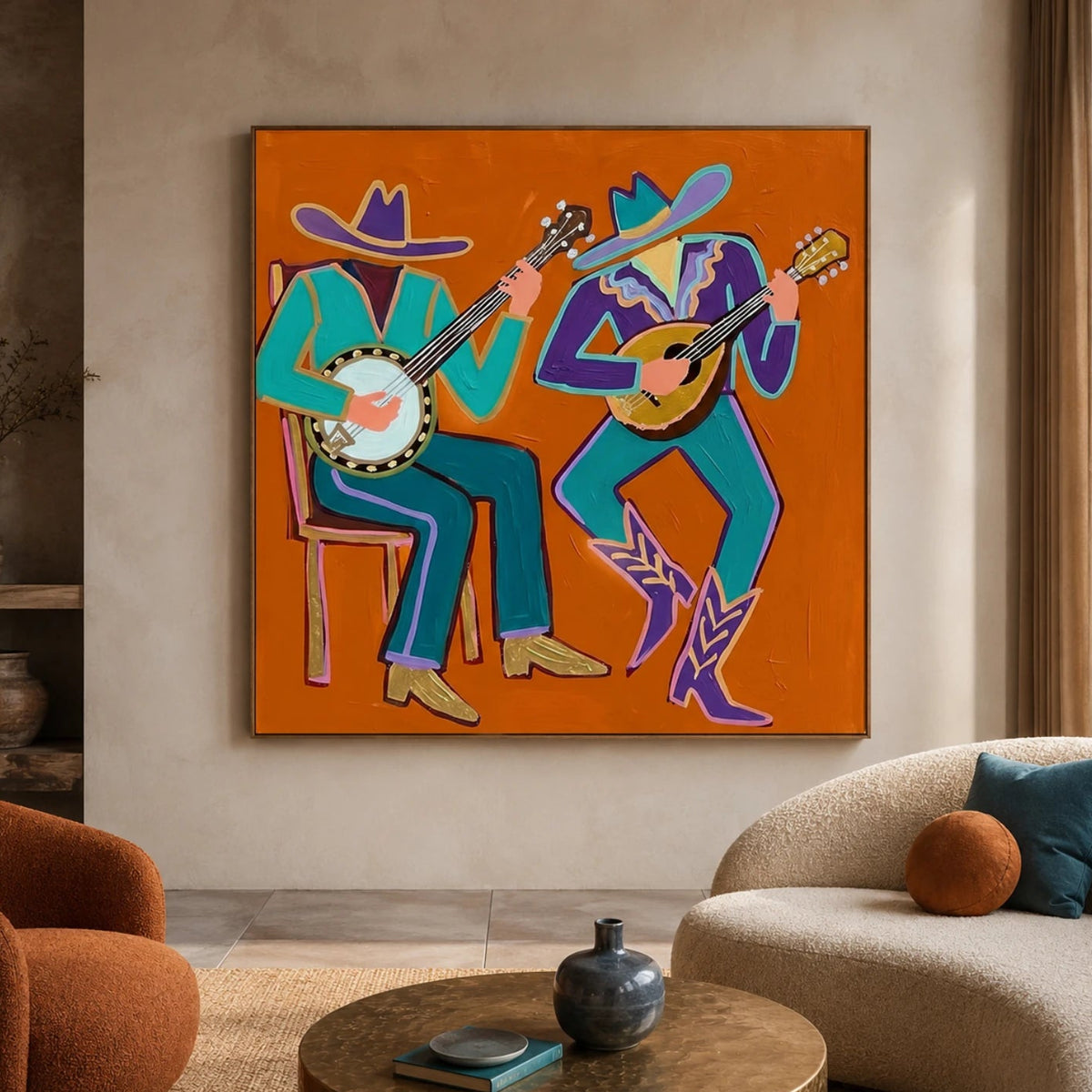 Western Pop Art｜Orange Prairie Duet