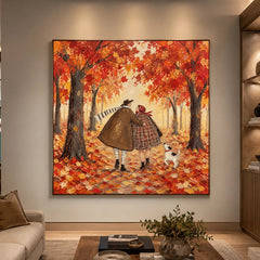 Modern Folk Art｜Autumn Walk Together